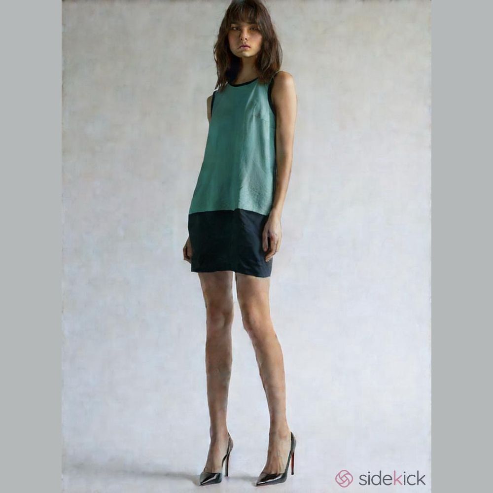 Cynthia Rowley Sheath Dress - Women's L - Colorblock